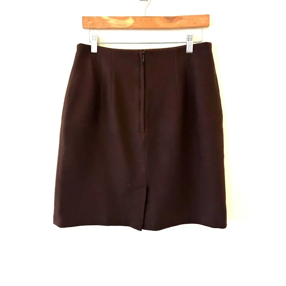 Vintage Savannah‎ 100% Wool Women's Size 12P Mini Skirt